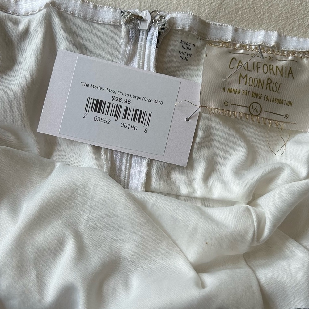 Sundress California Moon Rise white sz L - Picture 5 of 8